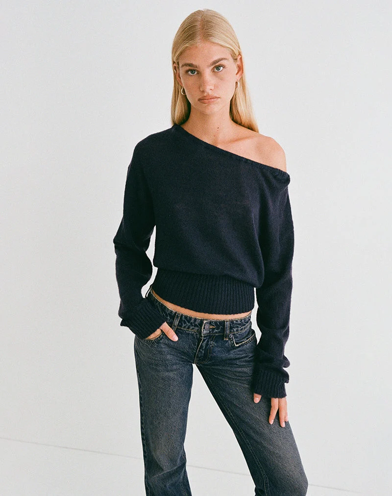 Pull asymétrique Suena, marine