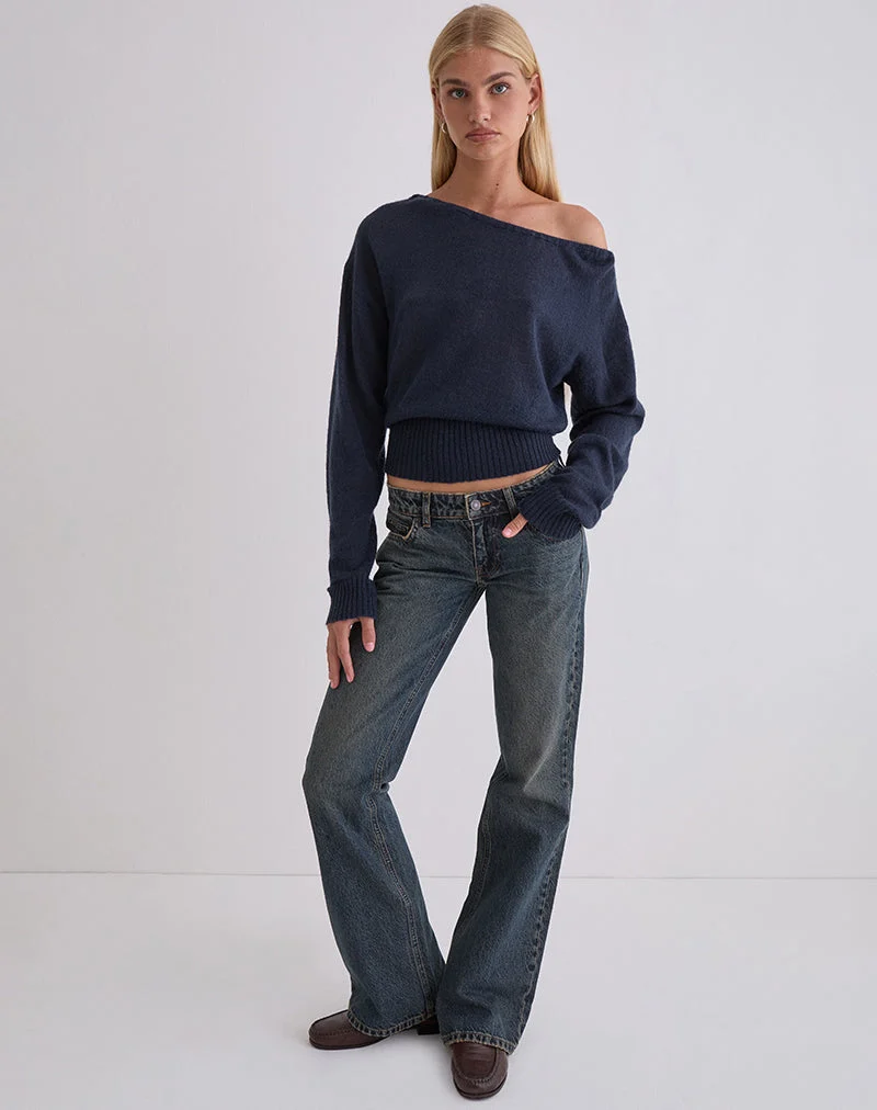 Pull asymétrique Suena, marine