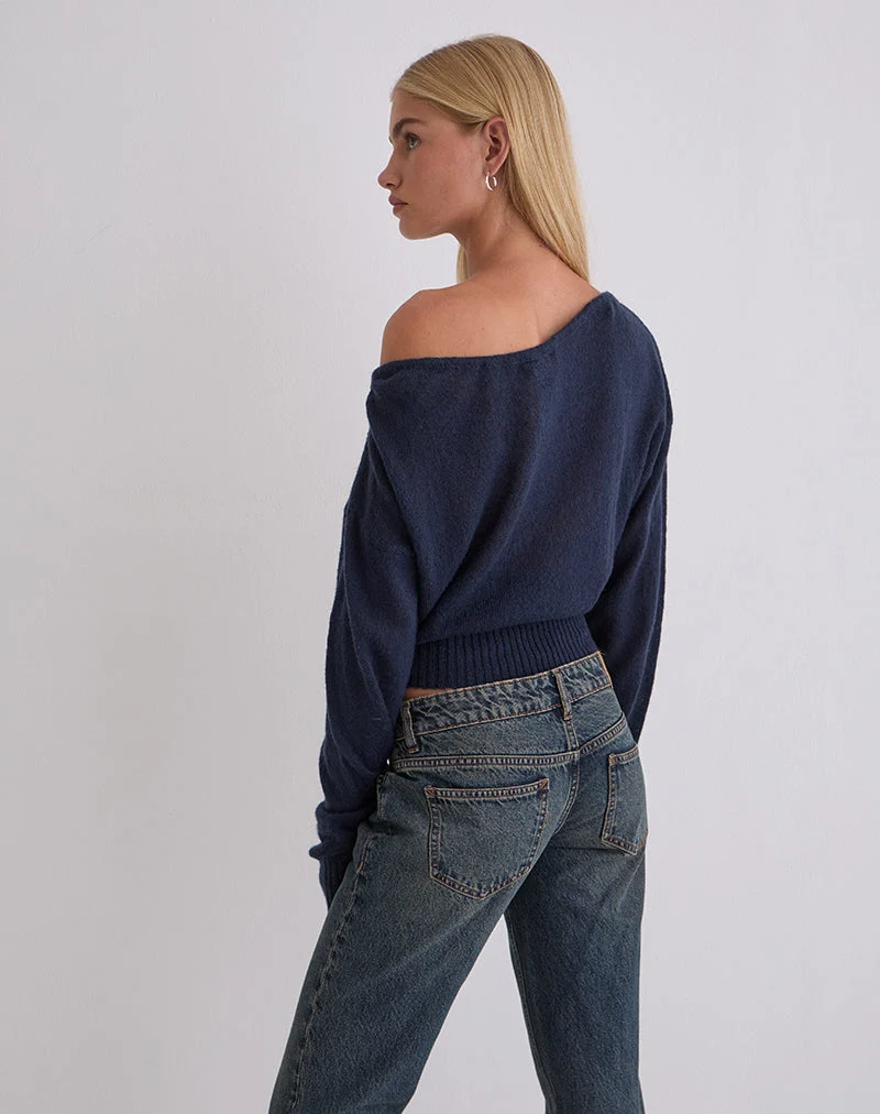 Pull asymétrique Suena, marine