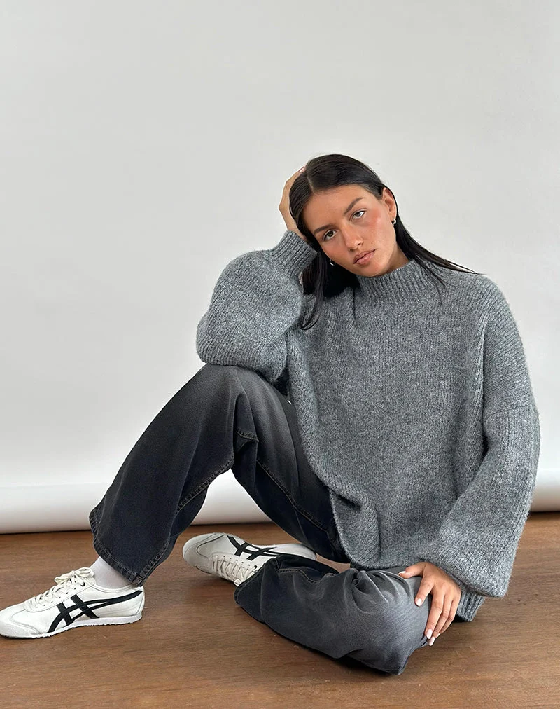 Pull oversize Amato en gris