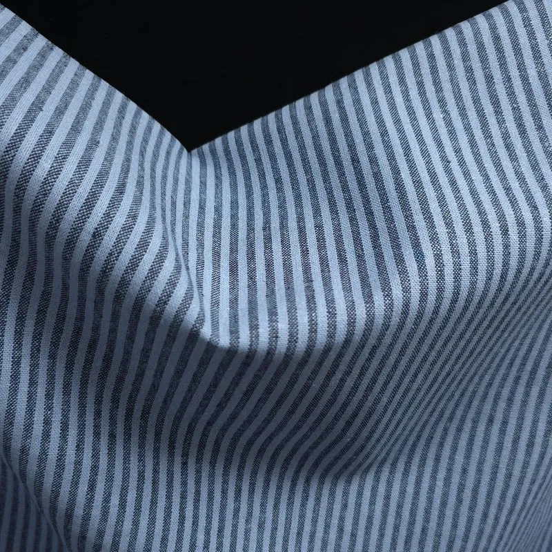 Tissu Essex en Lin et Coton Tissé Teint | Classic Wovens | Rayures | Robert Kaufman