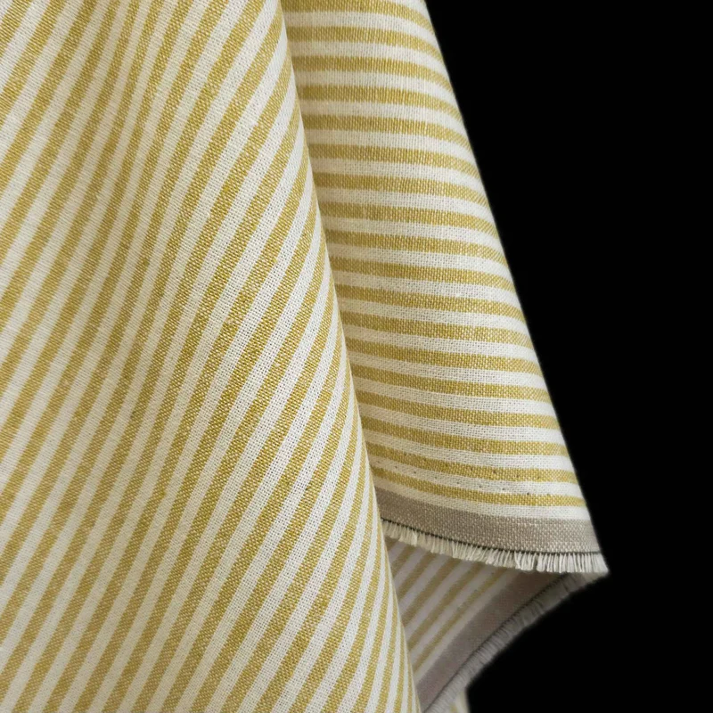 Tissu Essex en Lin et Coton Tissé Teint | Classic Wovens | Rayures | Robert Kaufman