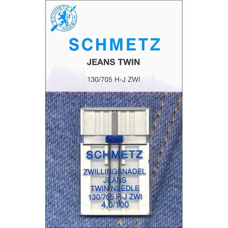 SCHMETZ | Aiguille Double pour denim | 100/16 | 4mm