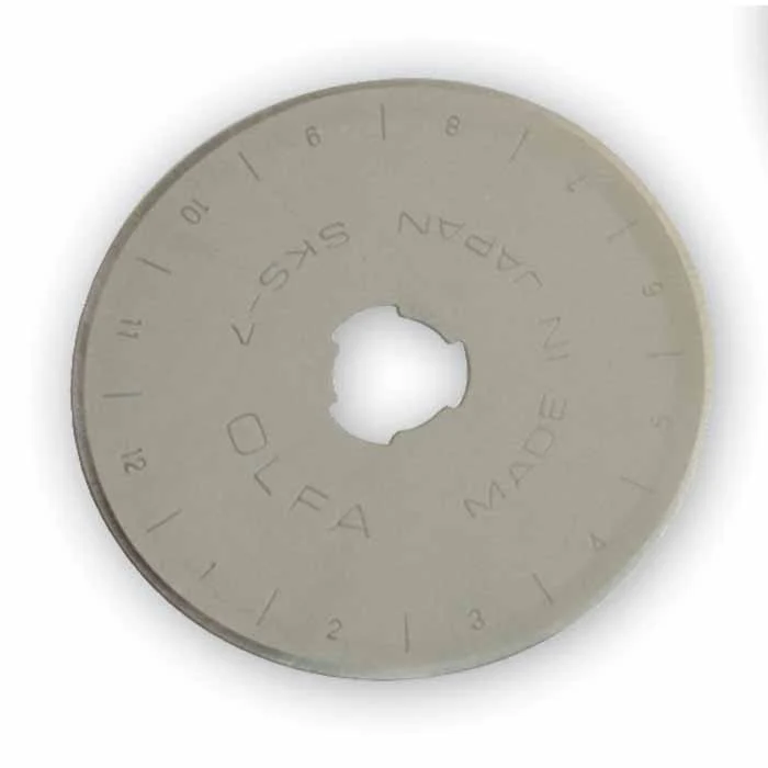 OLFA RB45-1 - Lame rotative en acier à outils au tungstène 45 mm | 1 Mcx