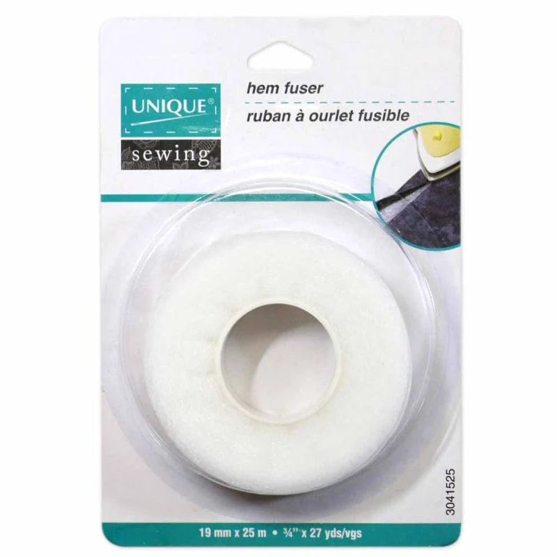 UNIQUE | Ruban à Ourlet Fusible | 19 mm x 25 m