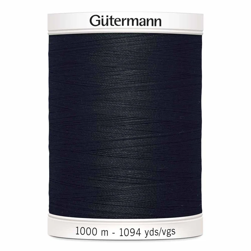 Gütermann | Fil Tout Coudre | 1000 m | #010 | Noir