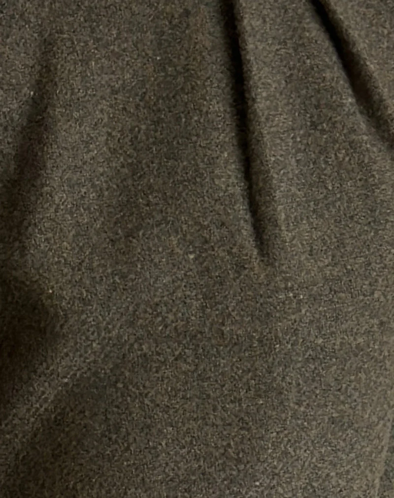 Pantalon de tailleur Nailaka, taupe foncé