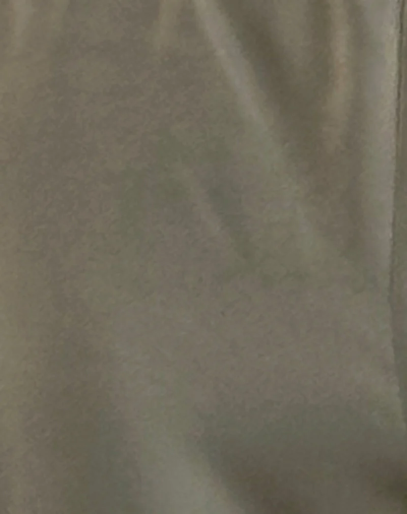 Pantalon Waski en satin de sauge