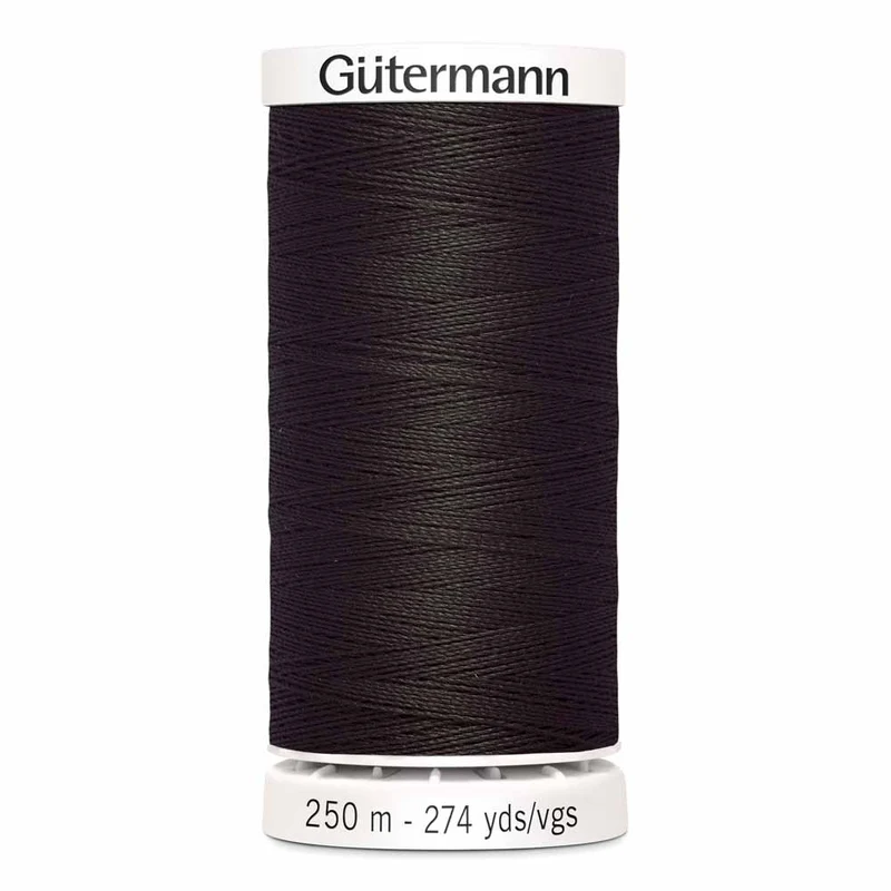 Gütermann | Fil Tout Coudre | 250 m | #596 | Brun