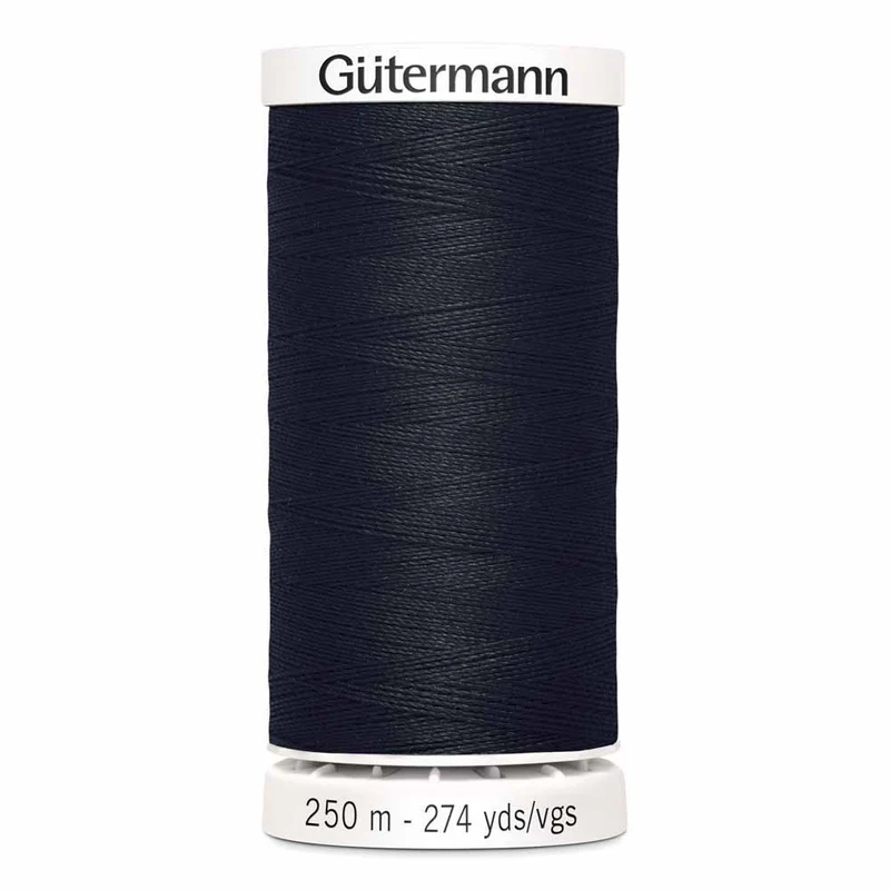 Gütermann | Fil Tout Coudre | 250 m | #010 | Noir