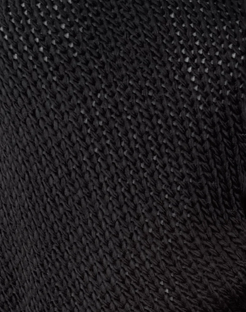 Pull en maille Ranvir, noir