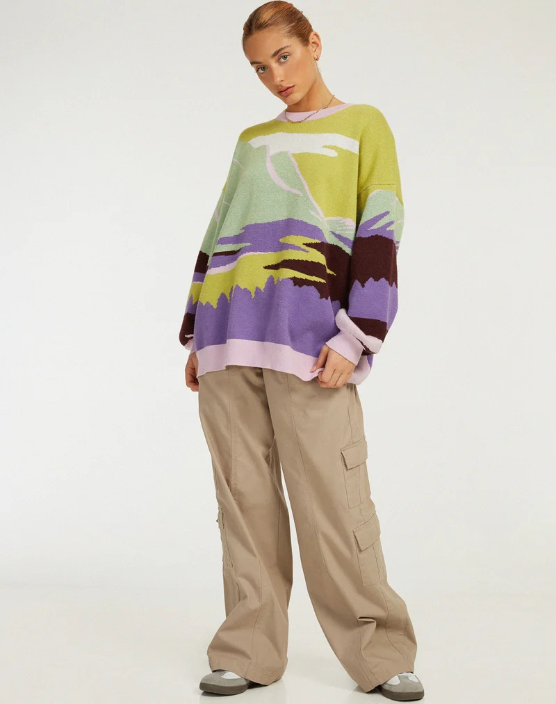 Pull Lulees en paysage