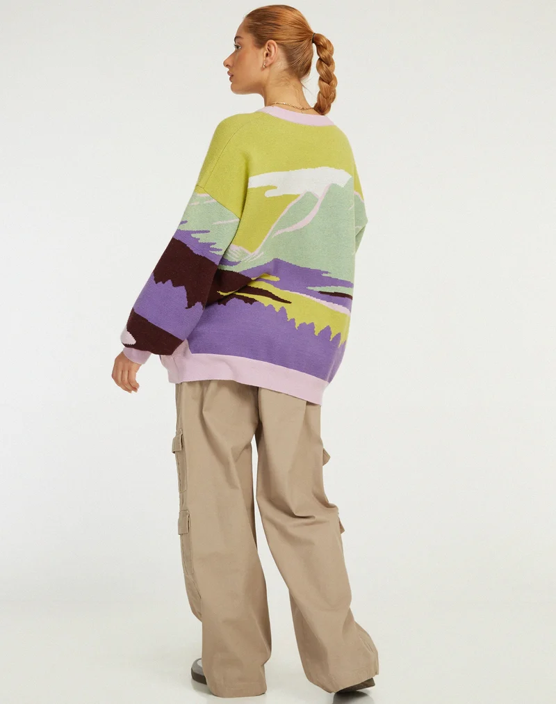 Pull Lulees en paysage