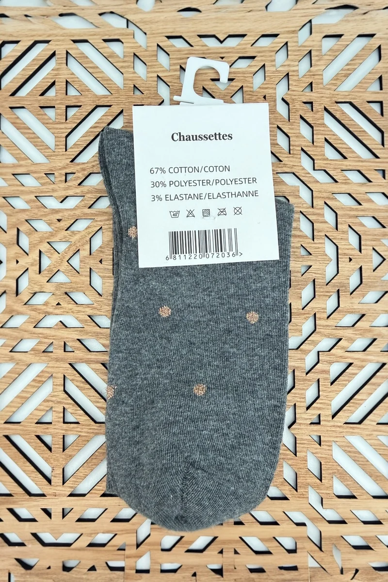 CHAUSSETTES Pois ou Coeurs dorés