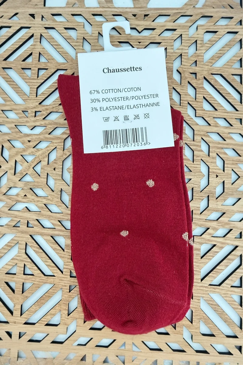 CHAUSSETTES Pois ou Coeurs dorés