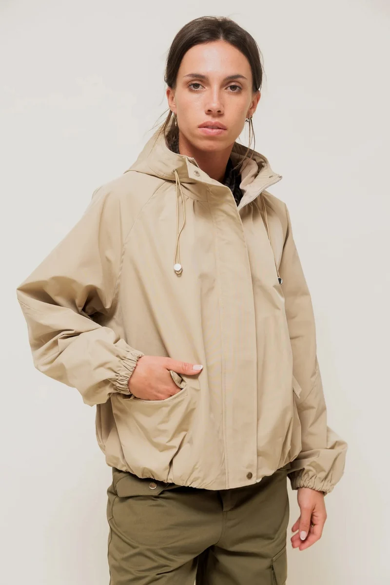 VELIANE - Parka Forme Balloon à Capuche