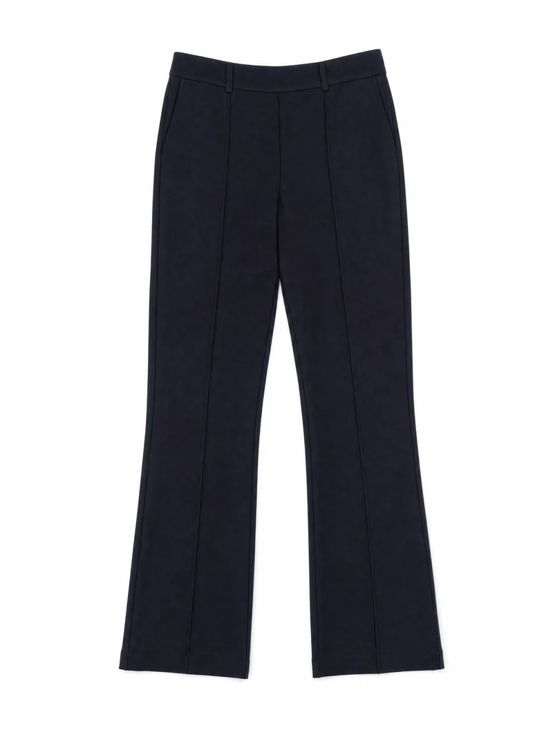 Pantalon taille haute à jambe évasée Suzie