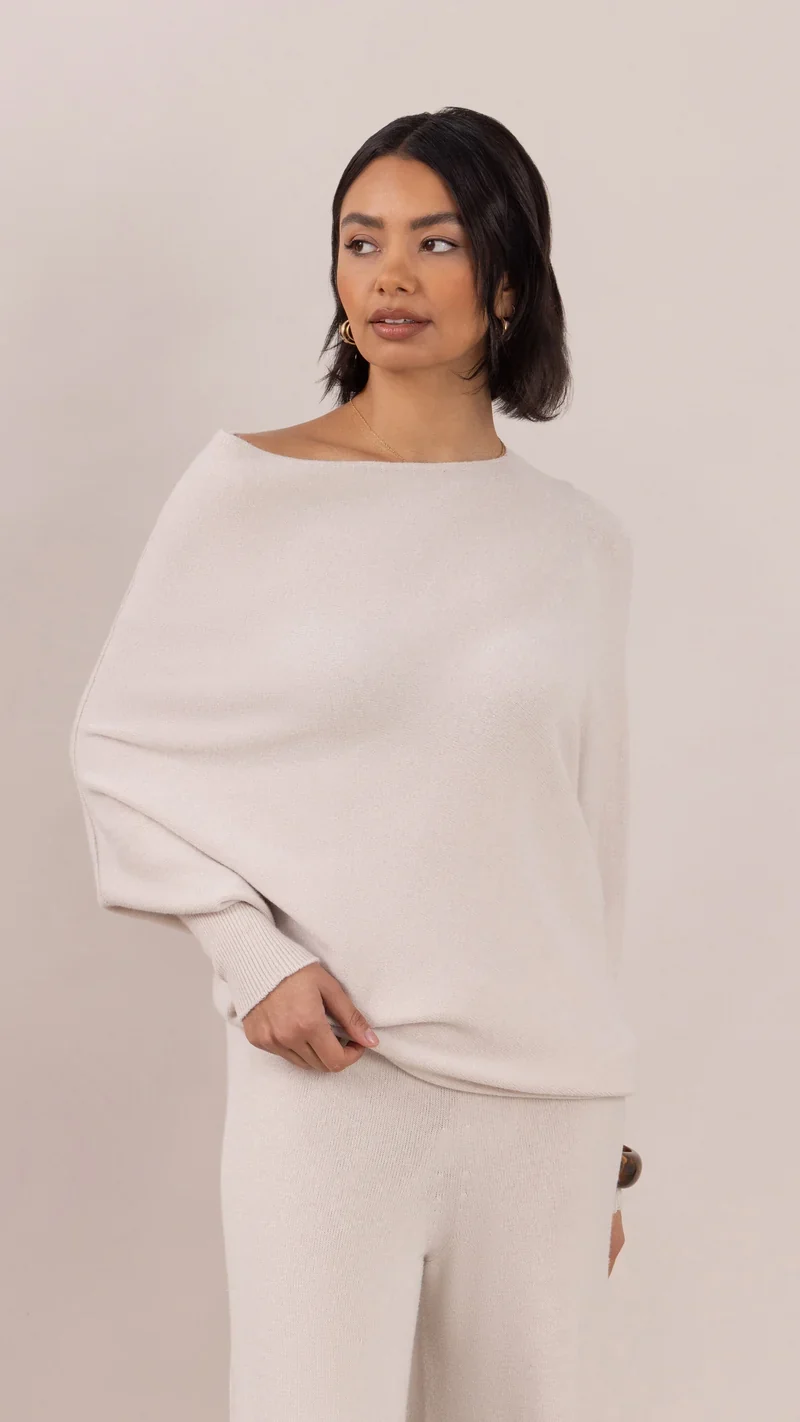 Pull ample à encolure modulable Natalie
