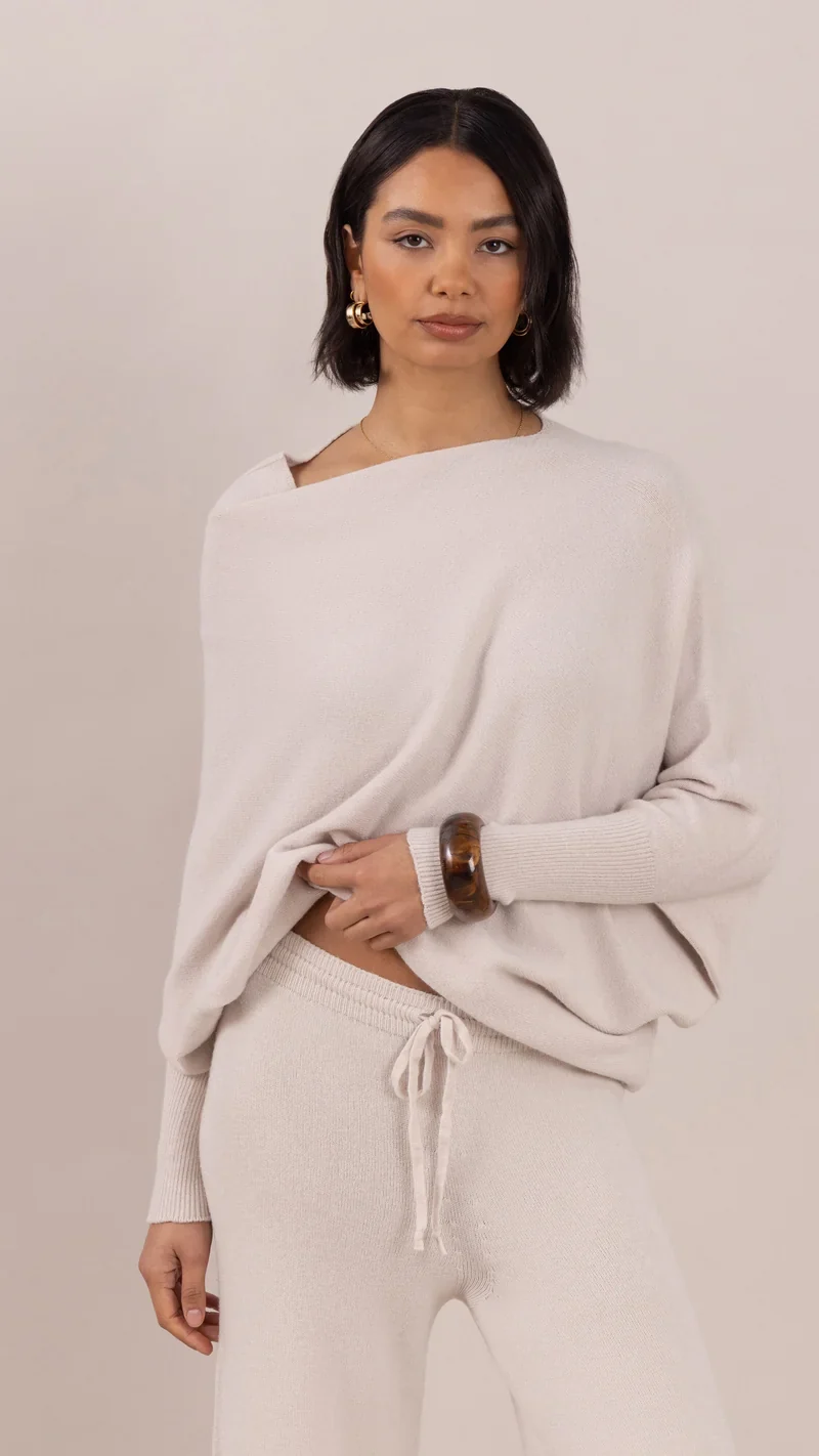 Pull ample à encolure modulable Natalie