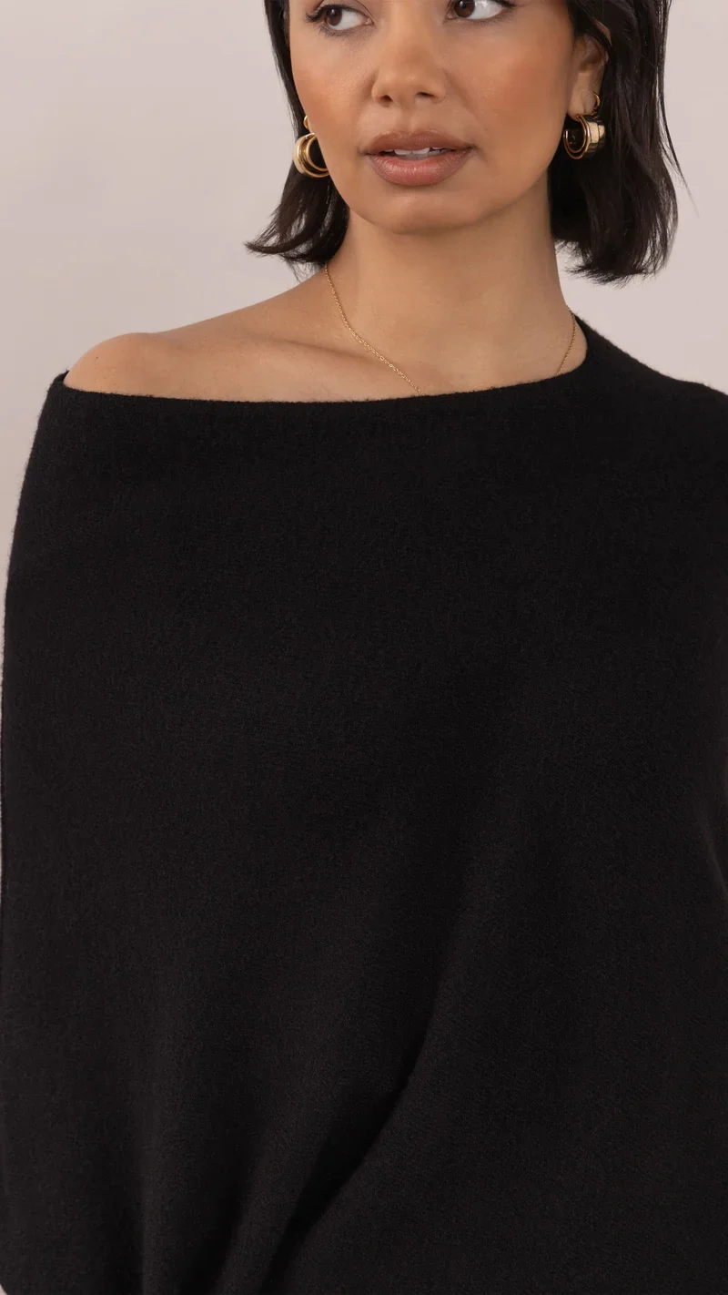 Pull ample à encolure modulable Natalie