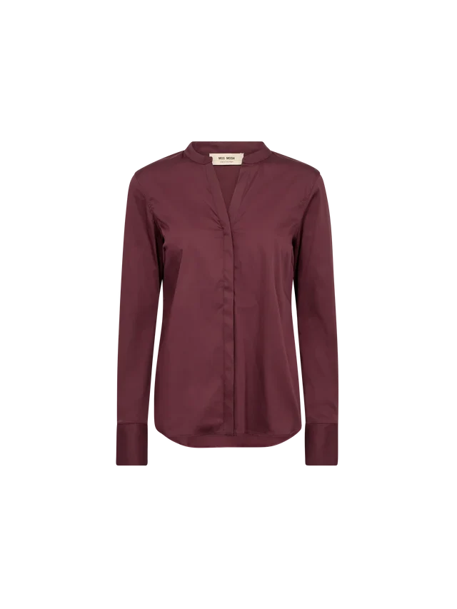 Chemise ajustée à encolure en V Matthea