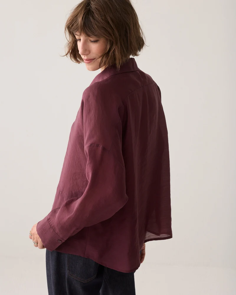 Blouse modulable en lyocell