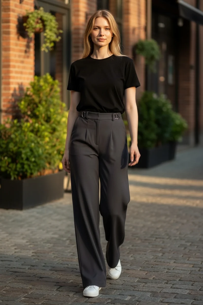 PANTALON FLUIDE NOIR