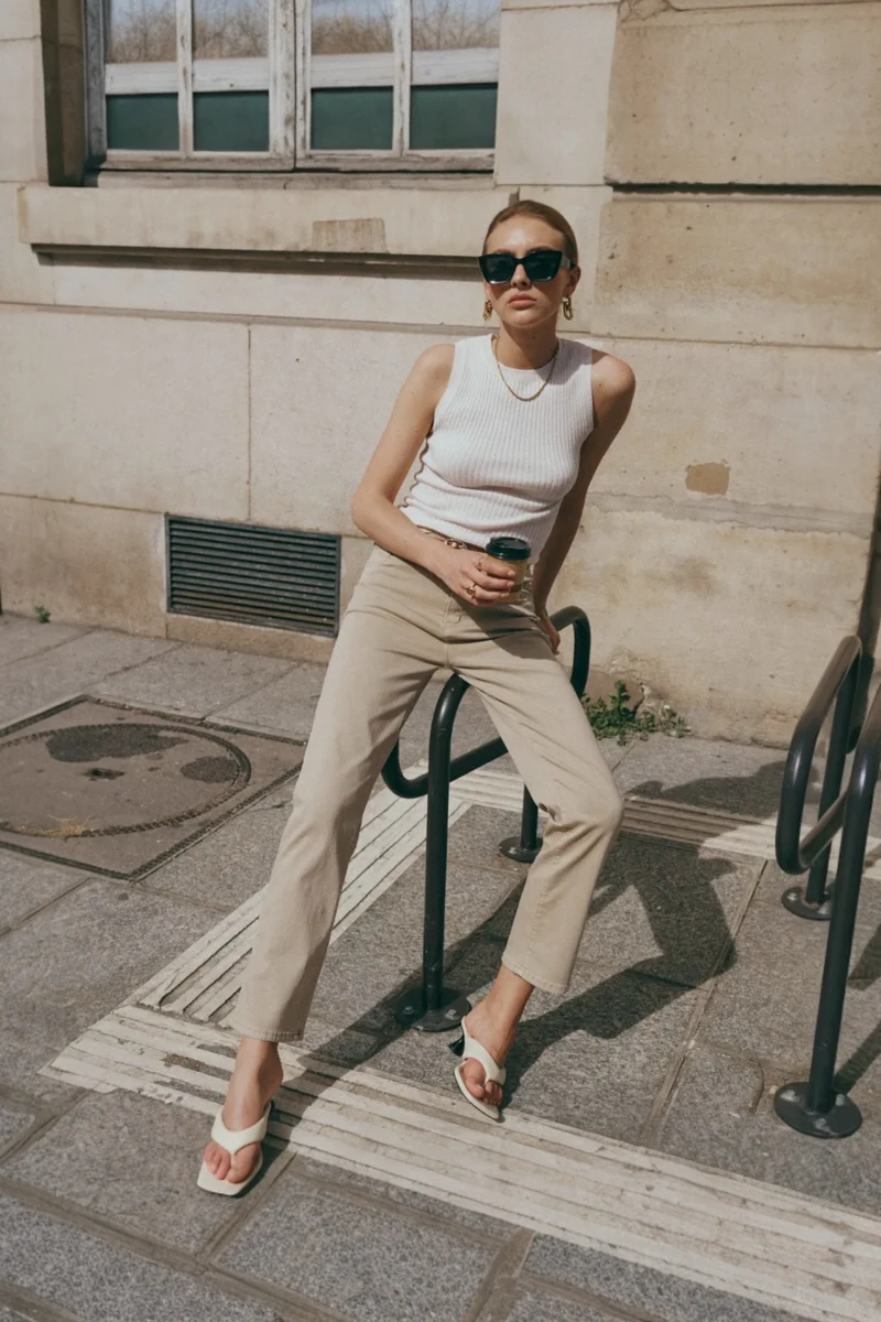 PANTALON STRAIGT-LEG "ELISE"