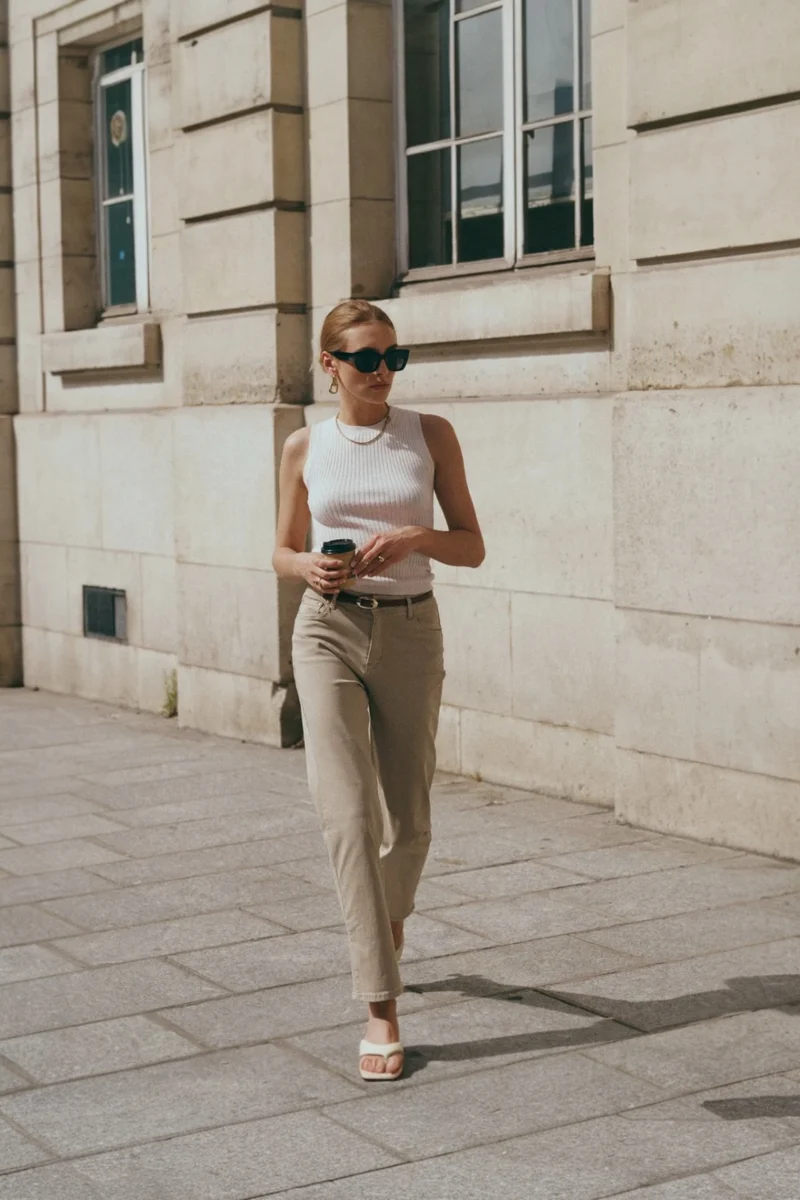 PANTALON STRAIGT-LEG "ELISE"