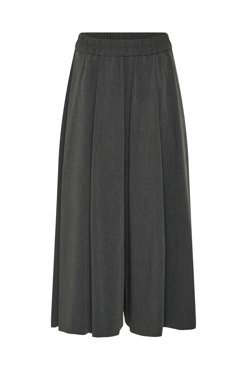 Jupe-culotte plissé à taille élastique Cleoh