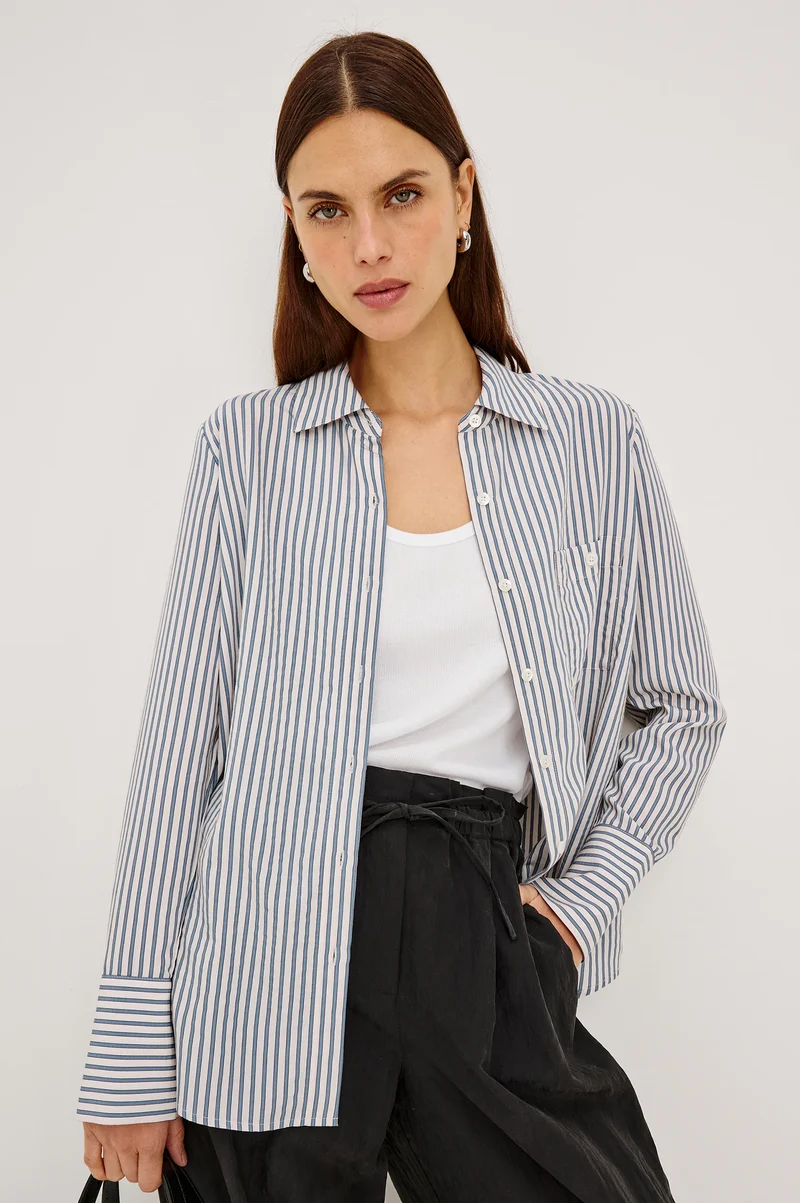 Chemise à fines rayures Beck