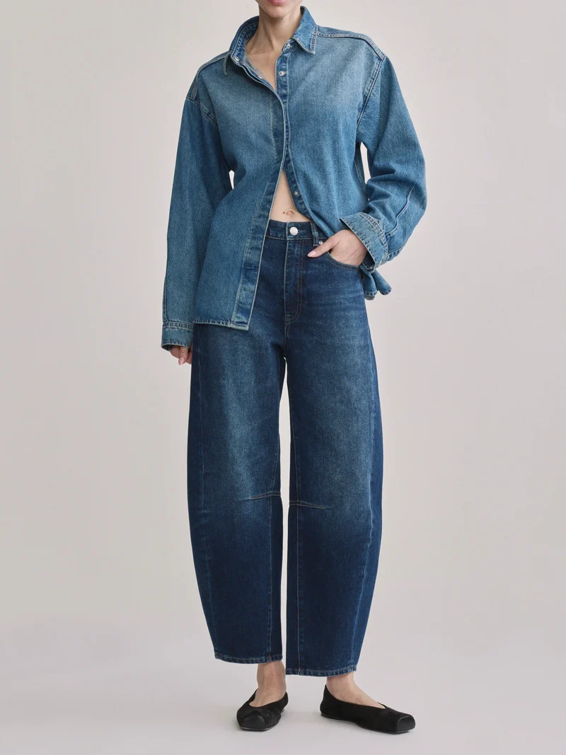 Jeans ballon à taille haute Miro
