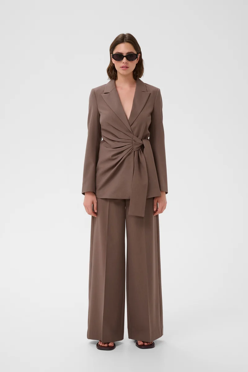 Pantalon tailleur Quit à jambes larges