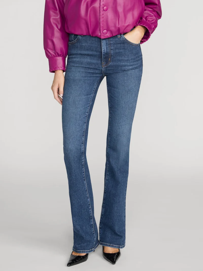 Jeans bootcut à taille haute Reboot