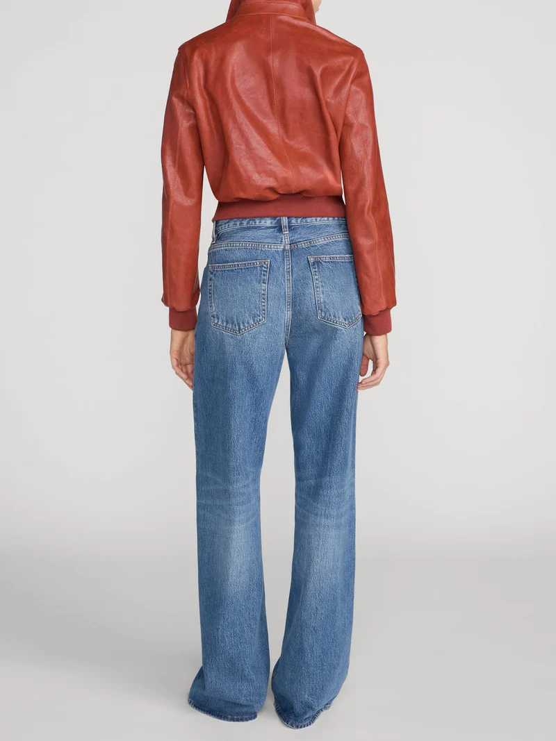 Jeans amples à braguette boutonnée The Loose