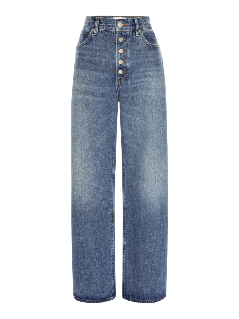 Jeans amples à braguette boutonnée The Loose