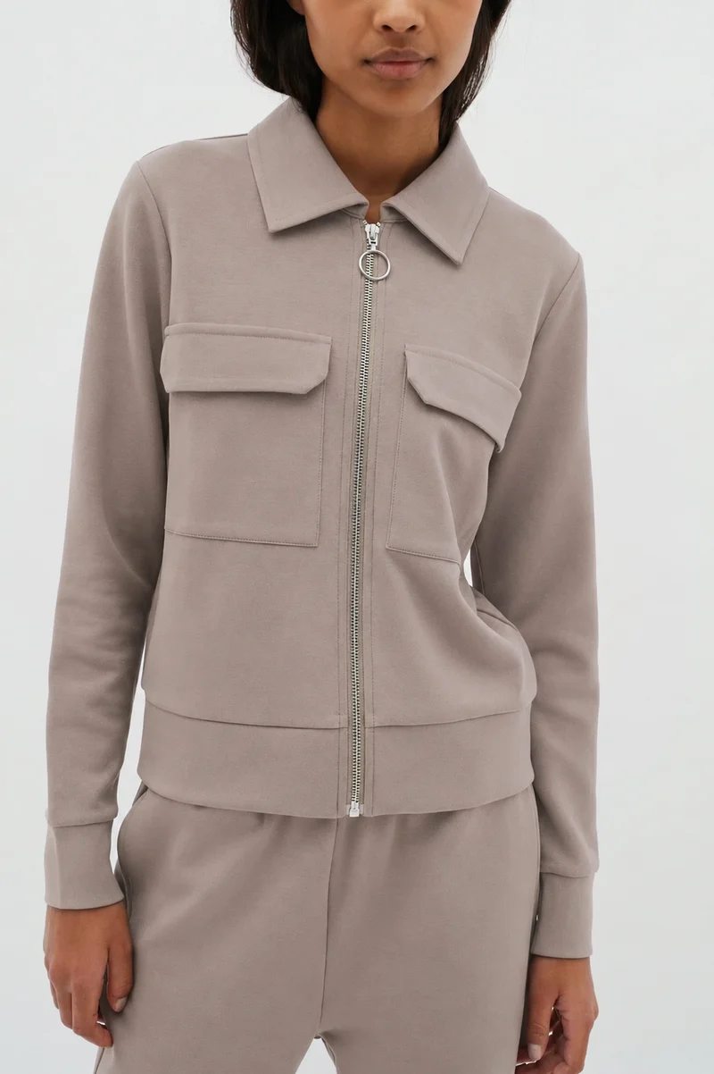 Veste modal Beca avec zip