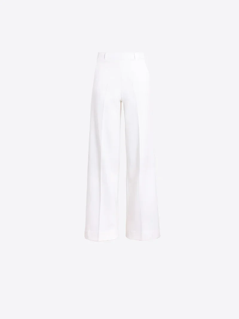 Pantalon taille haute à jambe large Ona