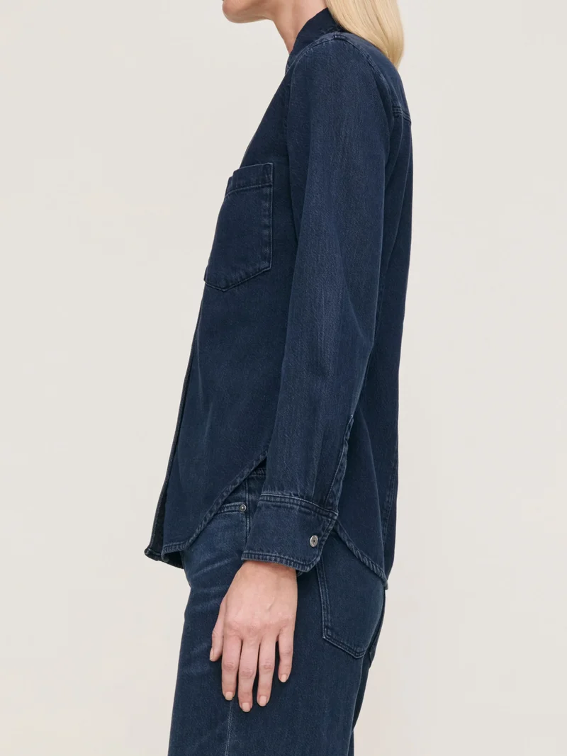 Chemisier en denim Ines