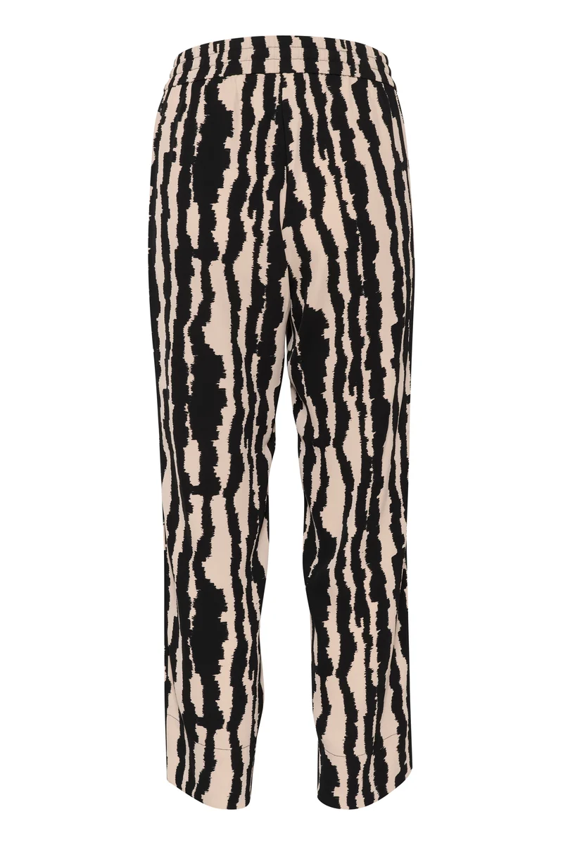 Pantalon comfortable zébré