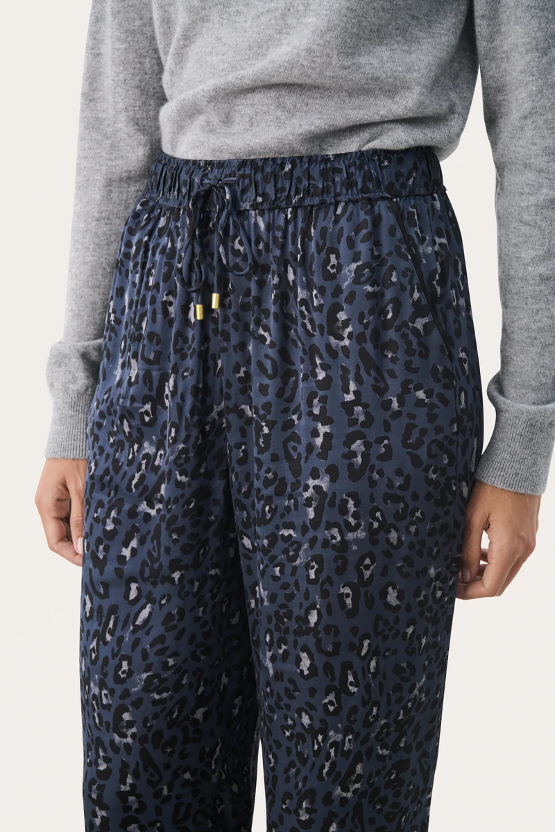 Pantalon imprimé léopard Maj