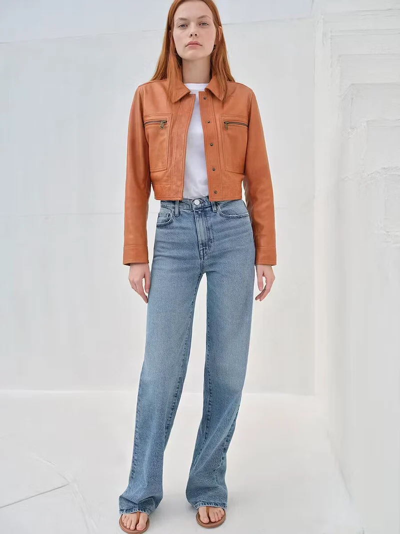 Jeans Jane à jambes larges