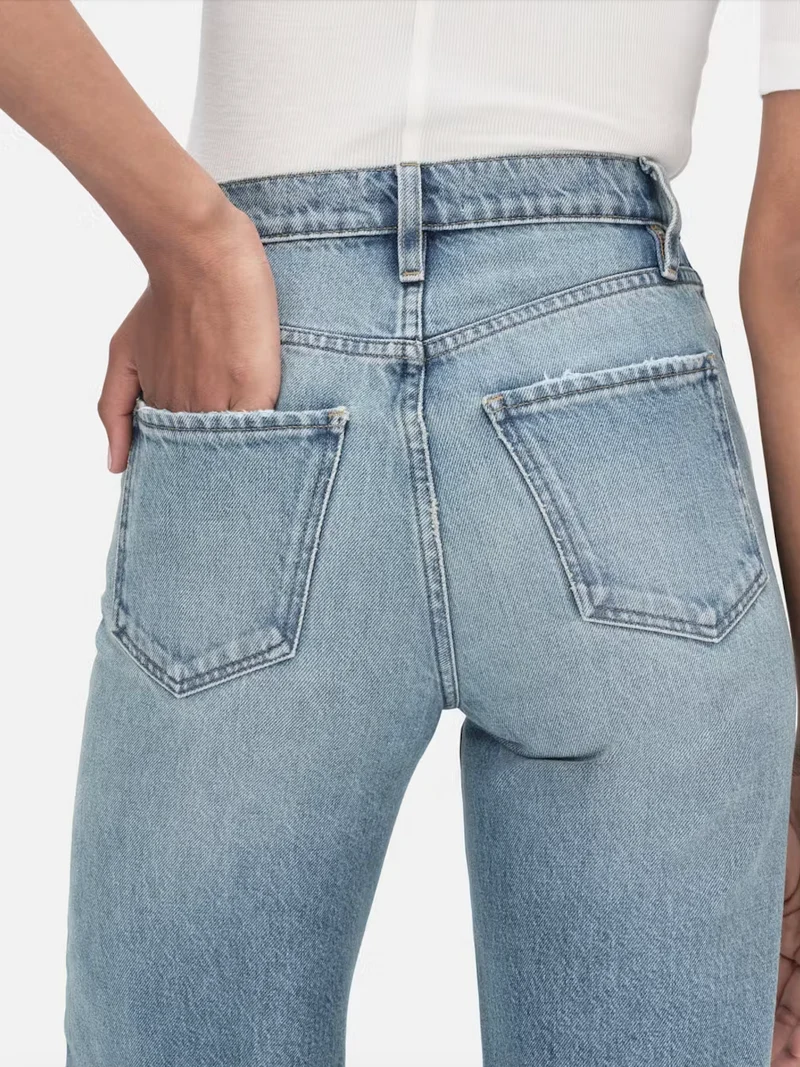 Jeans Jane à jambes larges
