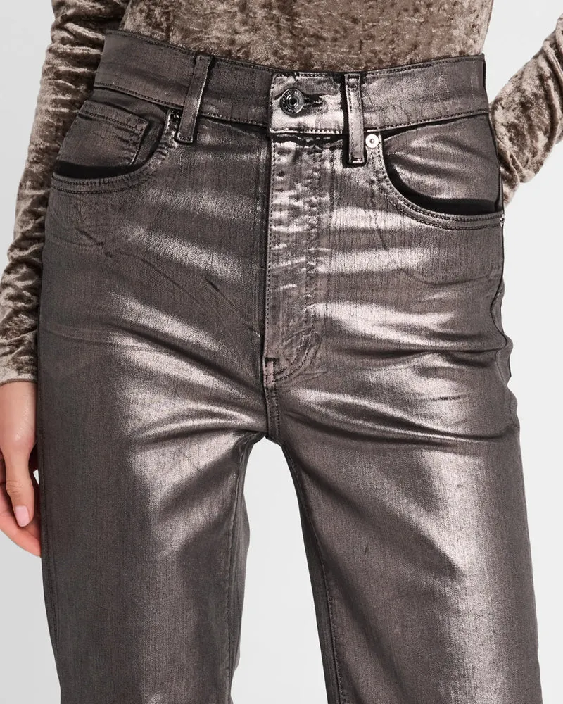 Jean avec fini métallique Le Sleek Straight