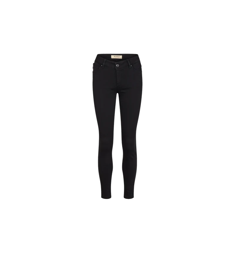 Jeans noir soyeux