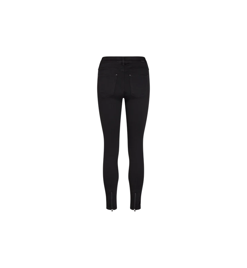 Jeans noir soyeux