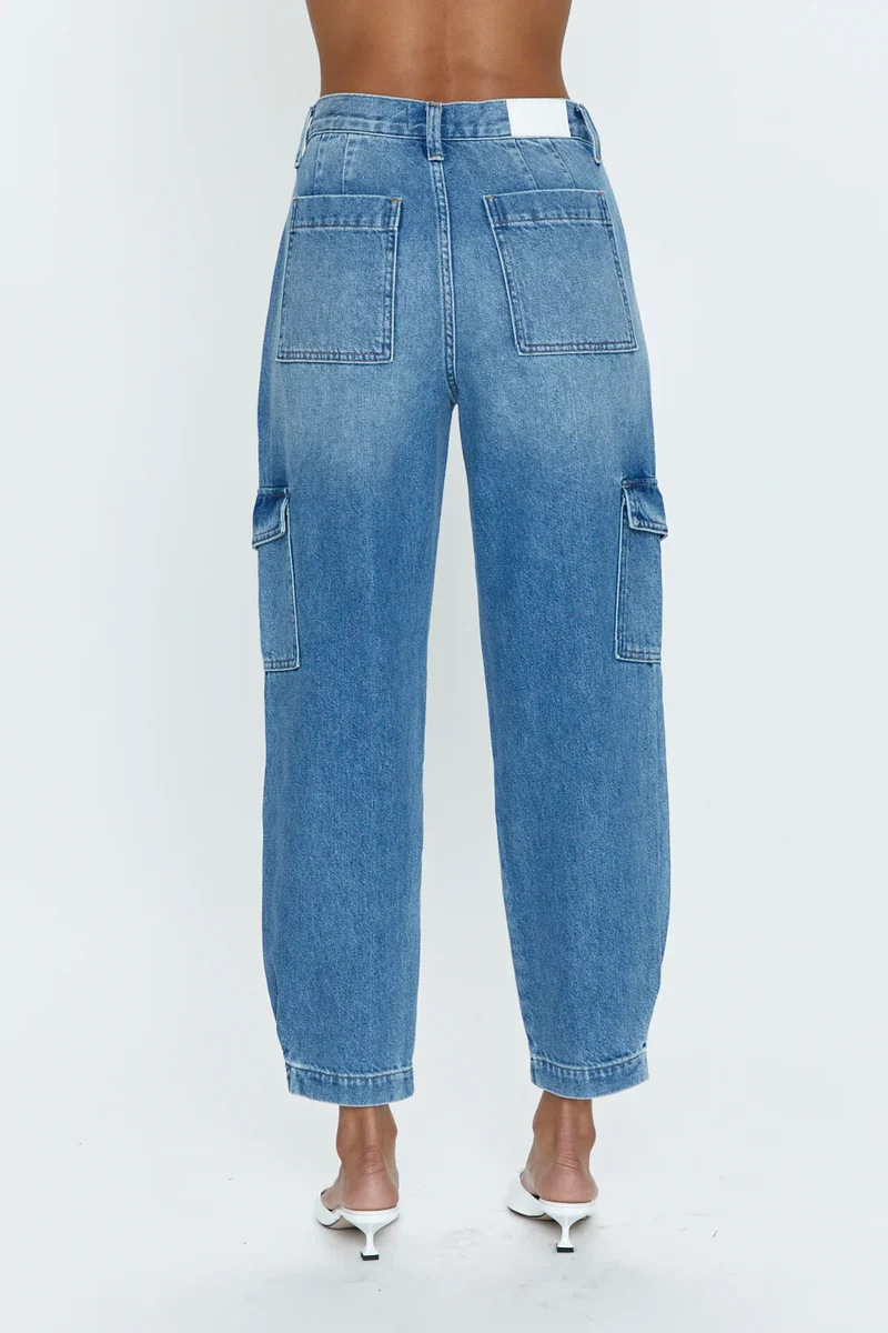 Jeans cargo décontracté Josephine