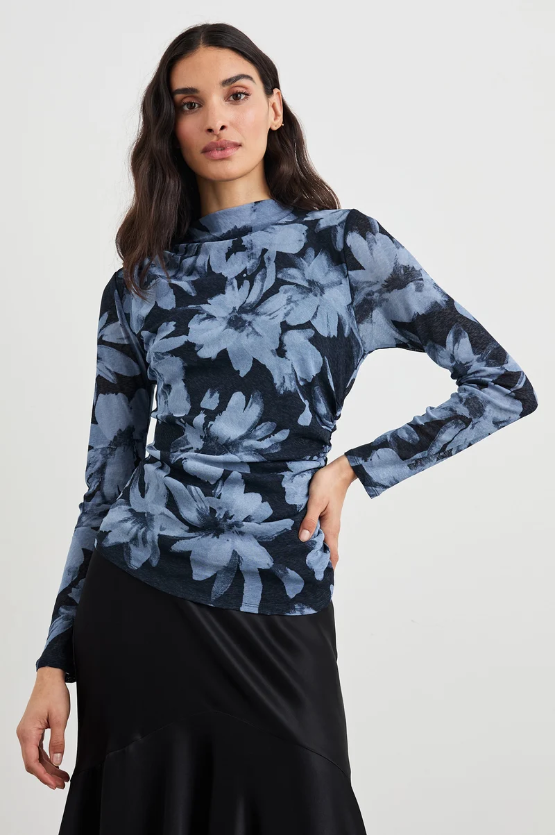 T-shirt à manches longues avec imprimé floral Joelle