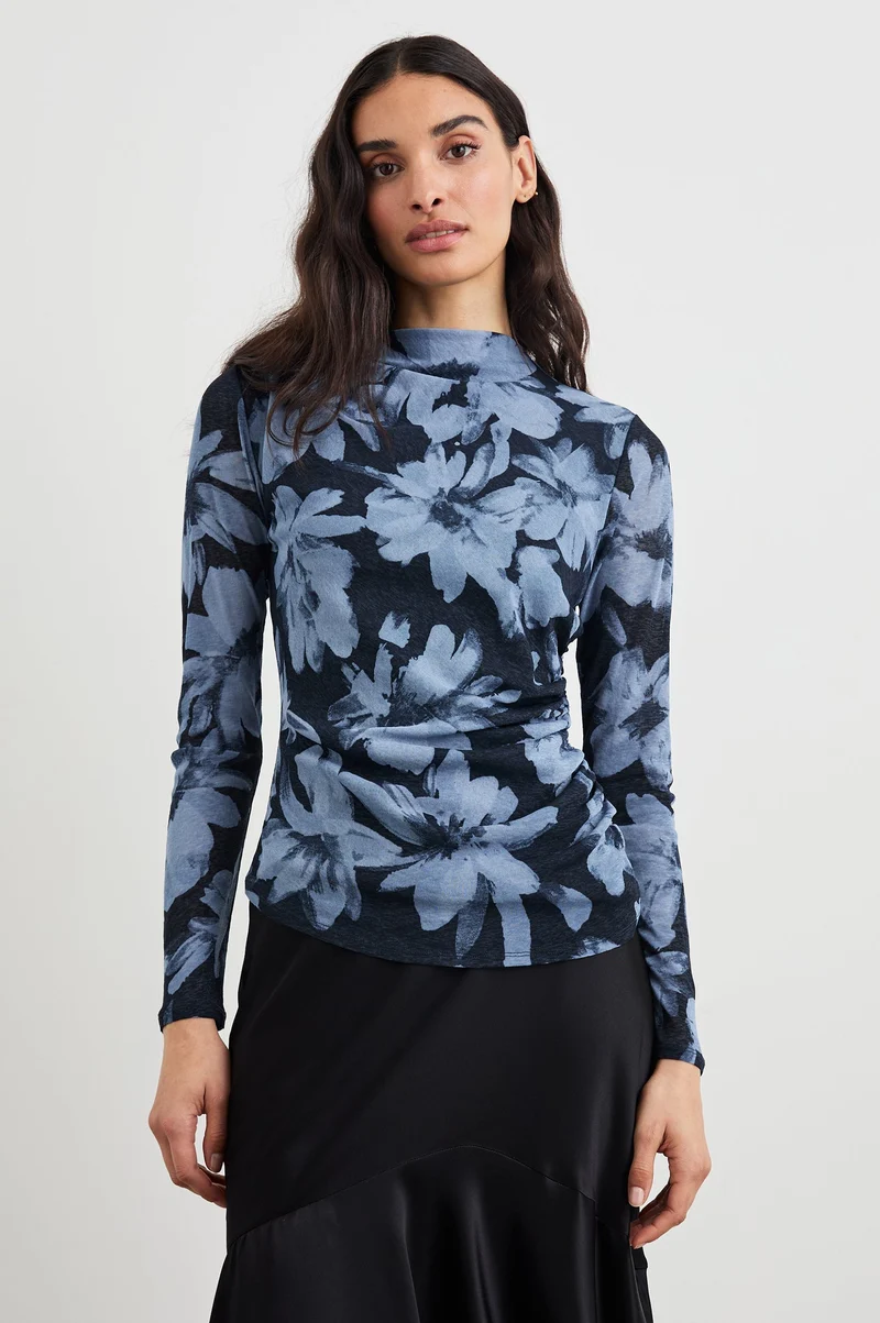 T-shirt à manches longues avec imprimé floral Joelle