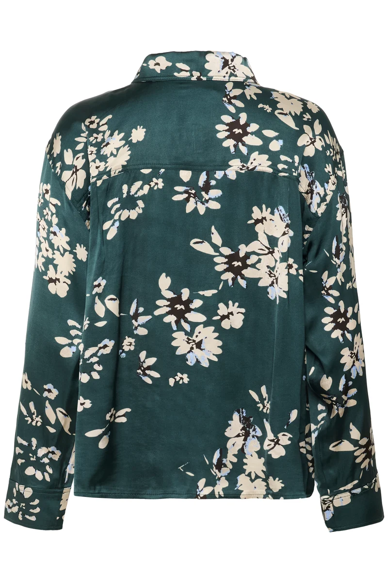 Blouse soyeuse avec imprimé floral Sheena